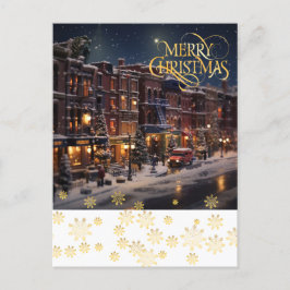 Postal Navidades en la ciudad.