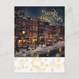 Postal Navidades en la ciudad.