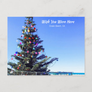 Postal Navidades en la playa
