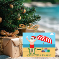Navidades en la playa del Fiesta Summer Santa Clau