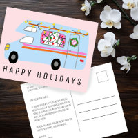 Navidades encantadores Camper Vintage RV PERSONALI