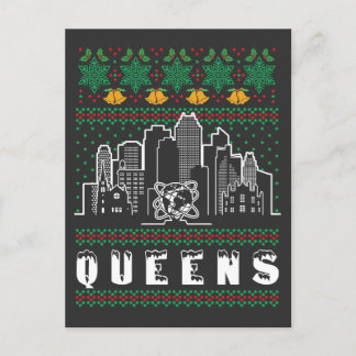 Postal Navidades feos de Queens New York