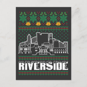 Postal Navidades feos de Riverside California
