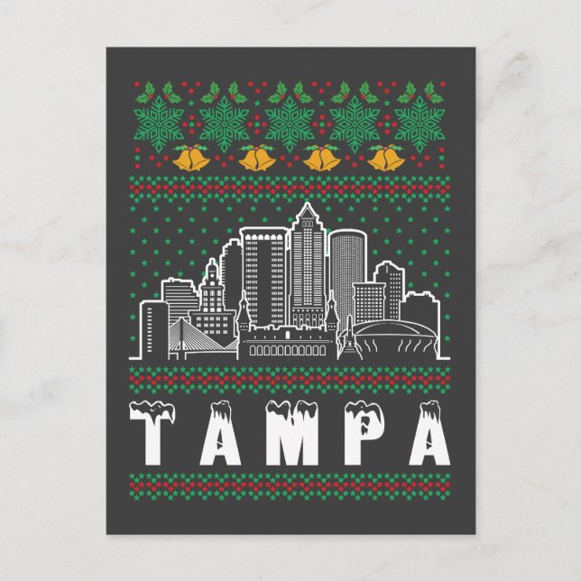 Postal Navidades feos de Tampa Florida (Anverso)