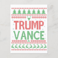 Navidades feos republicanos de Trump vance celebra