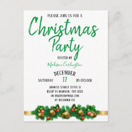 Postal Navidades fiesta Mistletoe Bells decorativo 2