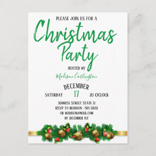 Postal Navidades fiesta Mistletoe Bells decorativo 2