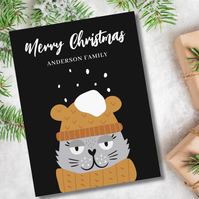 Postal Navidades gatos modernos (Subido por el creador)