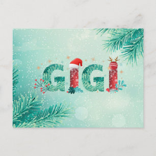 Postal Navidades Gigi