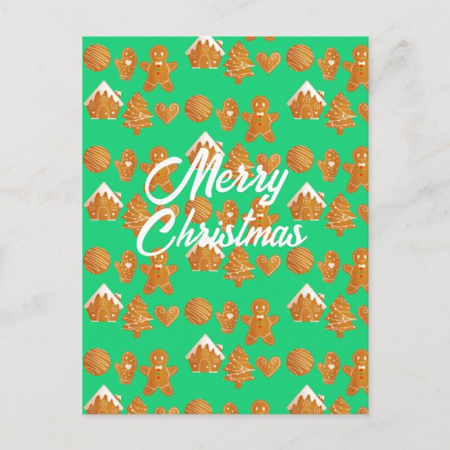 Postal Navidades Gingerbread Cookies (Anverso)