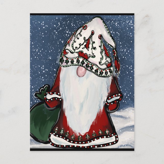 POSTAL NAVIDADES GNOME (Anverso)
