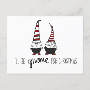 Postal Navidades Gnome Postcard