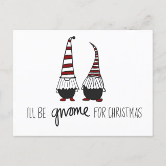 Postal Navidades Gnome Postcard