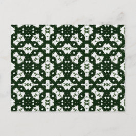 Postal Navidades Green Garland
