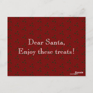 Postal Navidades Holly