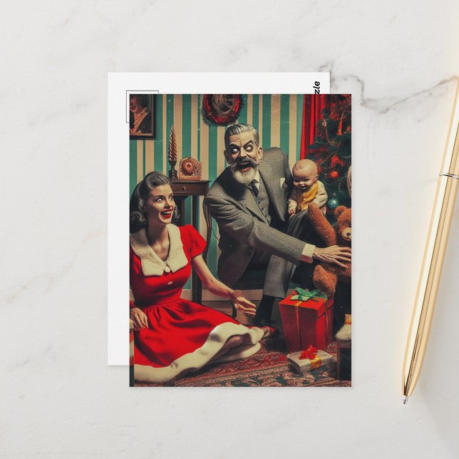 Postal Navidades Horror (Anverso/Reverso In Situ)