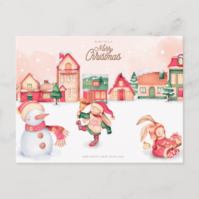 Postal Navidades inteligentes (Anverso)