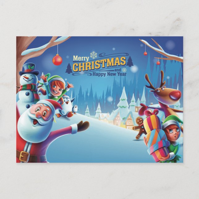Postal Navidades inteligentes (Anverso)