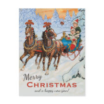 Navidades Jenny Nyström Viaje en trineo CC0079