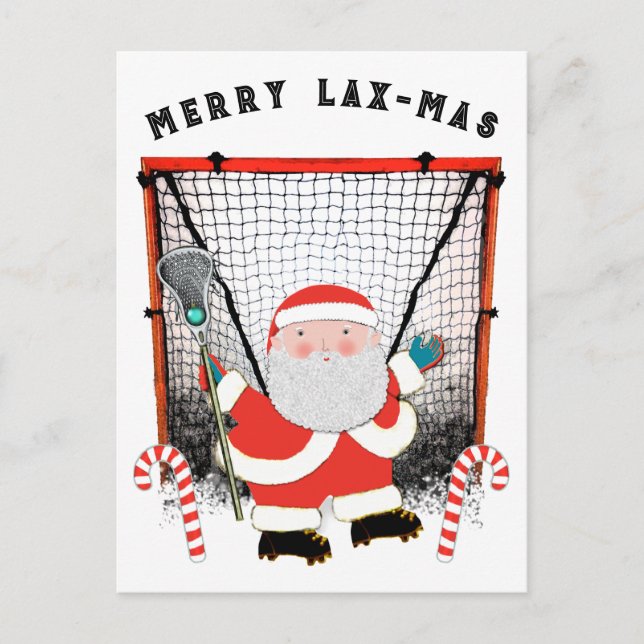 Postal Navidades Lacrosse (Anverso)