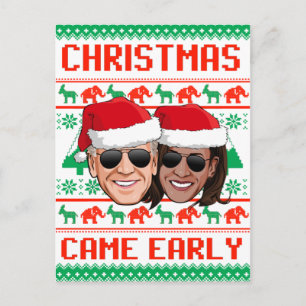 Postal NAVIDADES LLEGARON TEMPRANO - Biden Harris 2020