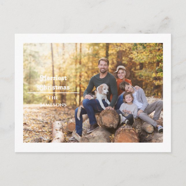 Postal navidades más alegres 1 navidades de fotografía (Anverso)