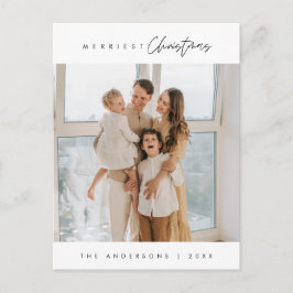 Postal Navidades más graciosos, foto familiar, saludo de 