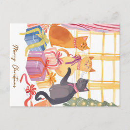 Postal Navidades Meow
