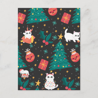 Postal Navidades Meowy