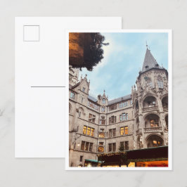 Postal Navidades Mercado de Munich, Alemania Postcard