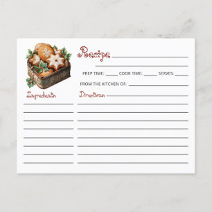 Postal Navidades moderados recetas de intercambio de cook