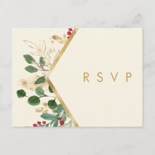 Postal Navidades modernos Cream Cream Song Request RSVP