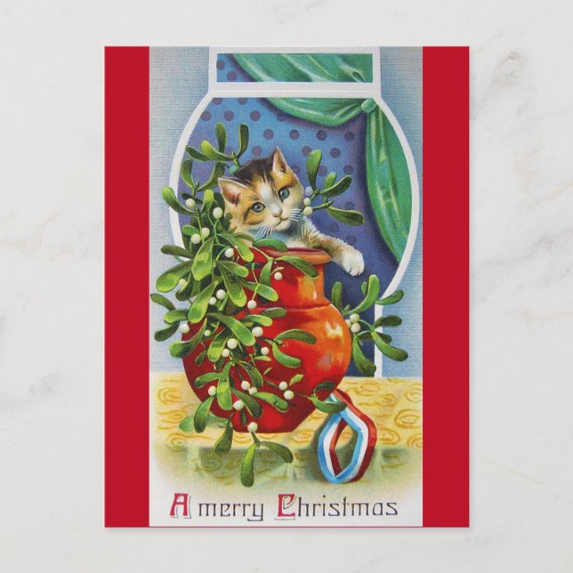 Postal Navidades, Noel Kitten (Anverso)