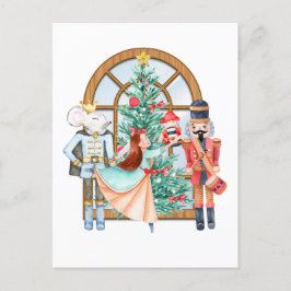 Postal Navidades Nutcracker Ballerina Mouse King