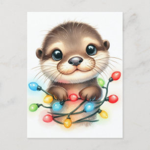 Postal Navidades Otter