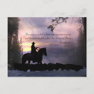 Postal Navidades País Vaquero Festividad Religiosa Occide