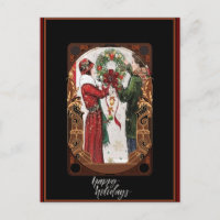 Navidades Pareja Art Decó Vintage