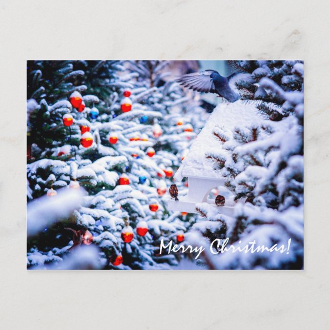 Postal Navidades personalizable elegante Idyll (Anverso)