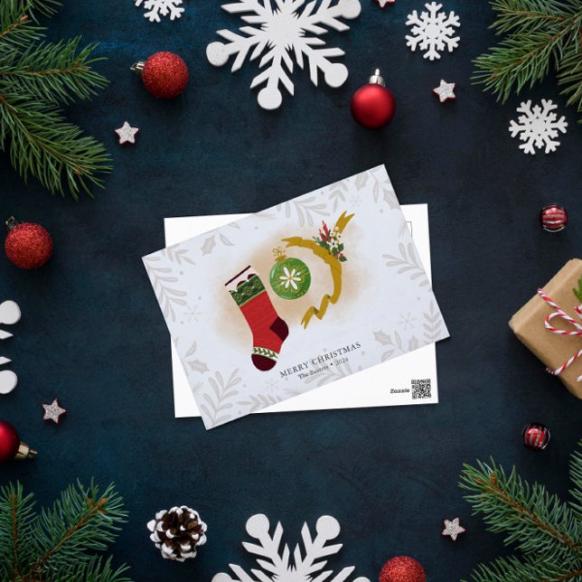 Postal Navidades personalizados celebran vacaciones de al (Subido por el creador)