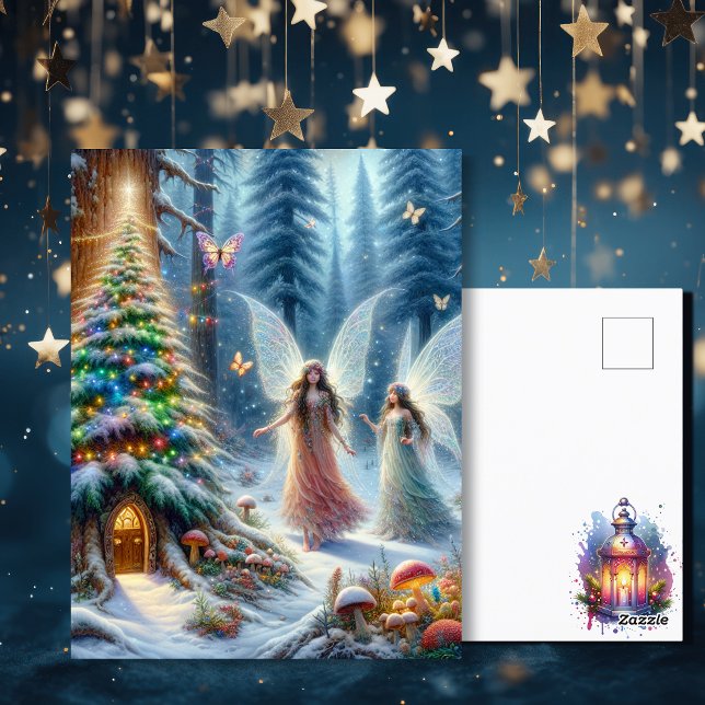 Postal Navidades personalizados de cuento de hadas encant (Subido por el creador)