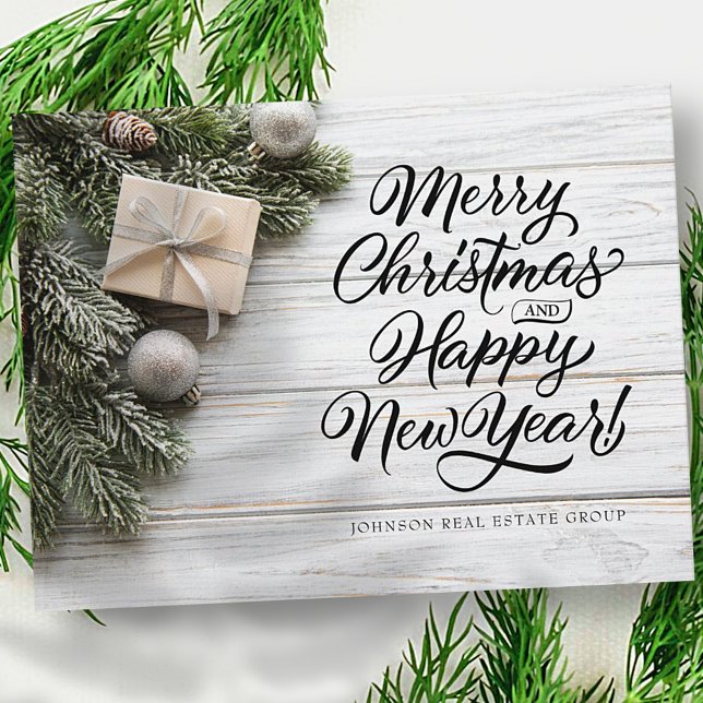 Postal Navidades Pine Tree Merry Christmas Greet (Subido por el creador)