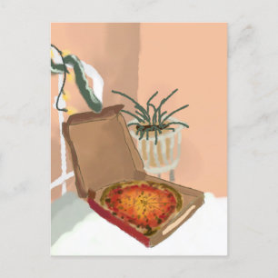 Postal Navidades Pizza
