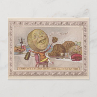 Postal Navidades Postcard Peevish Cheese