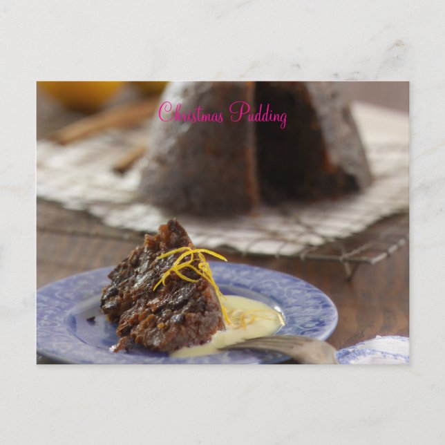 Postal Navidades Pudding (Anverso)