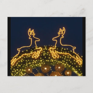 Postal Navidades renos