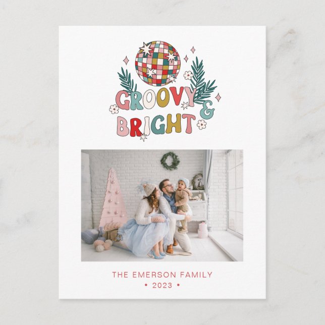 Postal Navidades retro (Anverso)