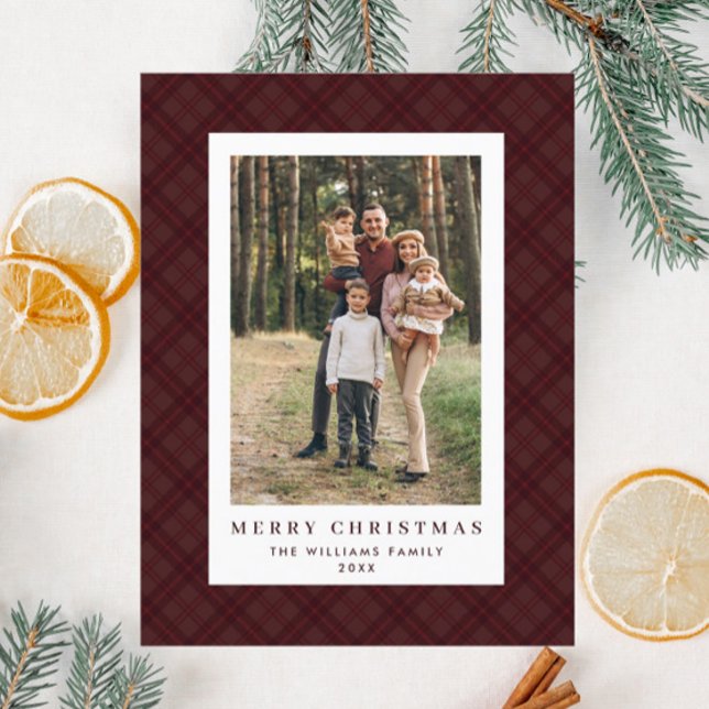 Postal Navidades retro fotográfico invitan a vacaciones d (Subido por el creador)