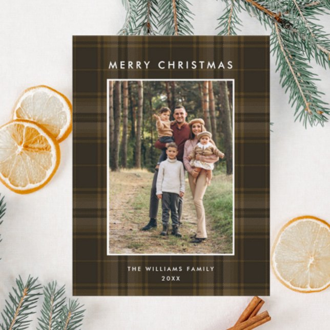 Postal Navidades retro fotográfico invitan a vacaciones d (Subido por el creador)