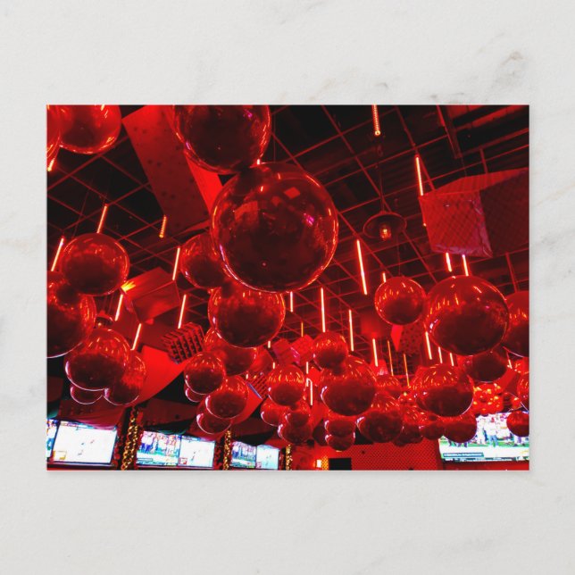 Postal Navidades rojos (Anverso)