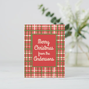 Postal Navidades rusos retro considerados personalizados
